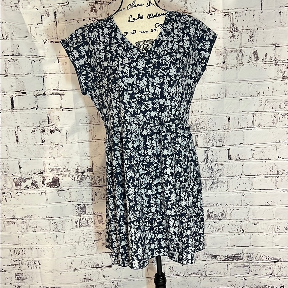Floral Navy Dress